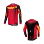 Camisa Alpinestars Supertech Scenz Vermelho Preto Amarelo