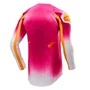 Camisa Alpinestars Supertech SX MIG Rosa Fluo Branca