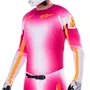 Camisa Alpinestars Supertech SX MIG Rosa Fluo Branca