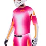 Camisa Alpinestars Supertech SX MIG Rosa Fluo Branca