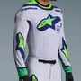 Camisa Alpinestars Supertech Vista Cinza Amarelo Fluo