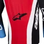 Camisa Alpinestars Techstar Knif Preto Branco Vermelho