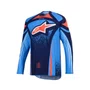 Camisa Alpinestars Techstar Nomur Azul Marinho Laranja