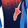 Camisa Alpinestars Techstar Nomur Azul Marinho Laranja