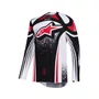 Camisa Alpinestars Techstar Nomur Preto Branco Vermelho