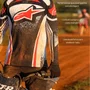 Camisa Alpinestars Techstar Nomur Preto Branco Vermelho