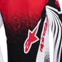 Camisa Alpinestars Techstar Nomur Preto Branco Vermelho