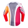 Camisa Alpinestars Youth Fluid Portl Infantil Vermelho Cinza 