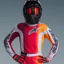 Camisa Alpinestars Youth Fluid Portl Infantil Vermelho Cinza 