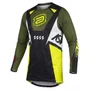 Camisa ASW Concept Chevron Preta Verde Amarela Fluo