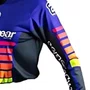 Camisa ASW Image Relay Feminino Preto Roxo Amarelo Fluo