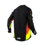 Camisa ASW Podium Ghost Preto Vermelho Amarelo Fluo