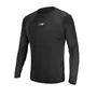 Camisa Segunda Pele Asw Manga Longa Preta Fator Proteção 50