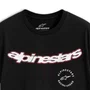 Camiseta Alpinestars Abus Preta manga curta casual básica