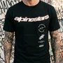 Camiseta Alpinestars Abus Preta manga curta casual básica