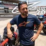 Camiseta Alpinestars Ageless 2.0 Azul Marinho Laranja