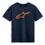Camiseta Alpinestars Ageless 2.0 Azul Marinho Laranja