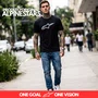 Camiseta Alpinestars Ageless 2.0 Preta Branco Manga Curta Urbana Casual