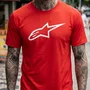 Camiseta Alpinestars Ageless 2.0 Vermelho Branco Urbana Casual