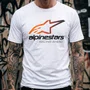 Camiseta Alpinestars Aligned Branca