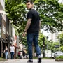 Camiseta Alpinestars Always 2.0 Preto Branco Vermelho Básica Confortável