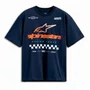 Camiseta Alpinestars Aplomb Oversized Azul manga curta casual