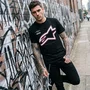 Camiseta Alpinestars Authority Preta