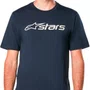 Camiseta Alpinestars Blaze 2.0 Azul Marinho Branco Cinza