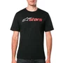 Camiseta Alpinestars Blaze 2.0 Preta Branca Vermelho