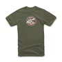 Camiseta Alpinestars Dot Camo Verde Militar