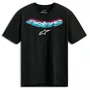 Camiseta Alpinestars Ellipsoid Preta manga curta casual básica