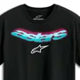 Camiseta Alpinestars Ellipsoid Preta manga curta casual básica