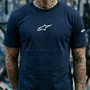 Camiseta Alpinestars Frontal Azul