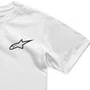 Camiseta Alpinestars Horizon Branca básica manga curta casual