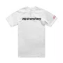 Camiseta Alpinestars Linear Wordmark 2.0 Branco Vermelho Preto