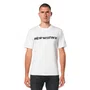Camiseta Alpinestars Linear Wordmark 2.0 Branco Vermelho Preto