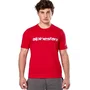 Camiseta Alpinestars Linear Wordmark 2.0 Vermelho Branco