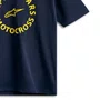 Camiseta Alpinestars Mx Azul manga curta básica casual premium
