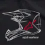Camiseta Alpinestars Mx Helmet Preto