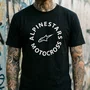 Camiseta Alpinestars Mx Preta manga curta básica premium