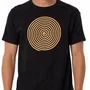Camiseta Alpinestars Oscar Spiral Preto Mostarda