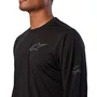 Camiseta Alpinestars Pursue Performance Manga Longa Preta