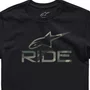 Camiseta Alpinestars Ride 4.0 Camo Preto