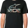 Camiseta Alpinestars Ride 4.0 Camo Preto