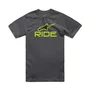 Camiseta Alpinestars Ride 4.0 Cinza Verde Preto
