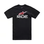 Camiseta Alpinestars Ride 4.0 Preto Branco Vermelho