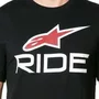 Camiseta Alpinestars Ride 4.0 Preto Branco Vermelho