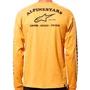 Camiseta Alpinestars Sunday Manga Longa Amarelo Gold