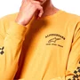 Camiseta Alpinestars Sunday Manga Longa Amarelo Gold