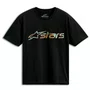 Camiseta Alpinestars Verdure Camo Preta manga curta casual